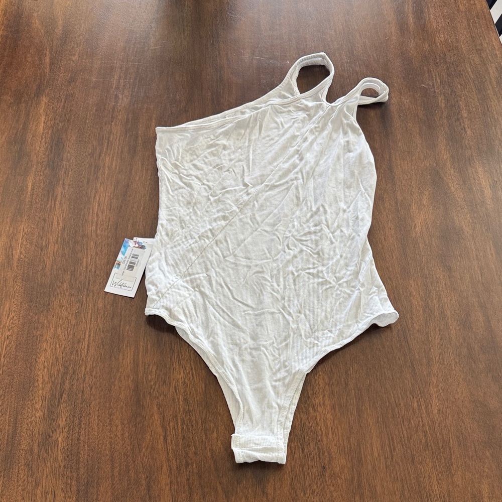 One shoulder bodysuit